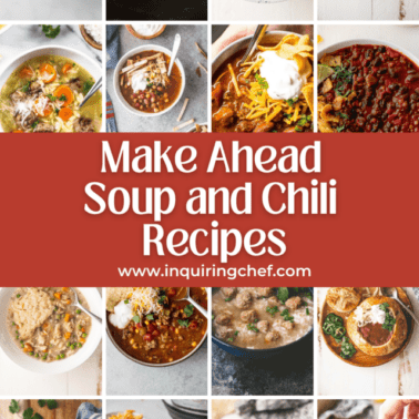 make ahead soup and chili recipes