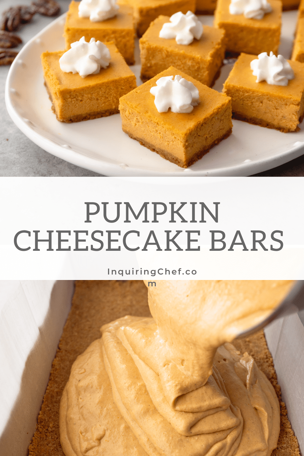pumpkin cheesecake bars