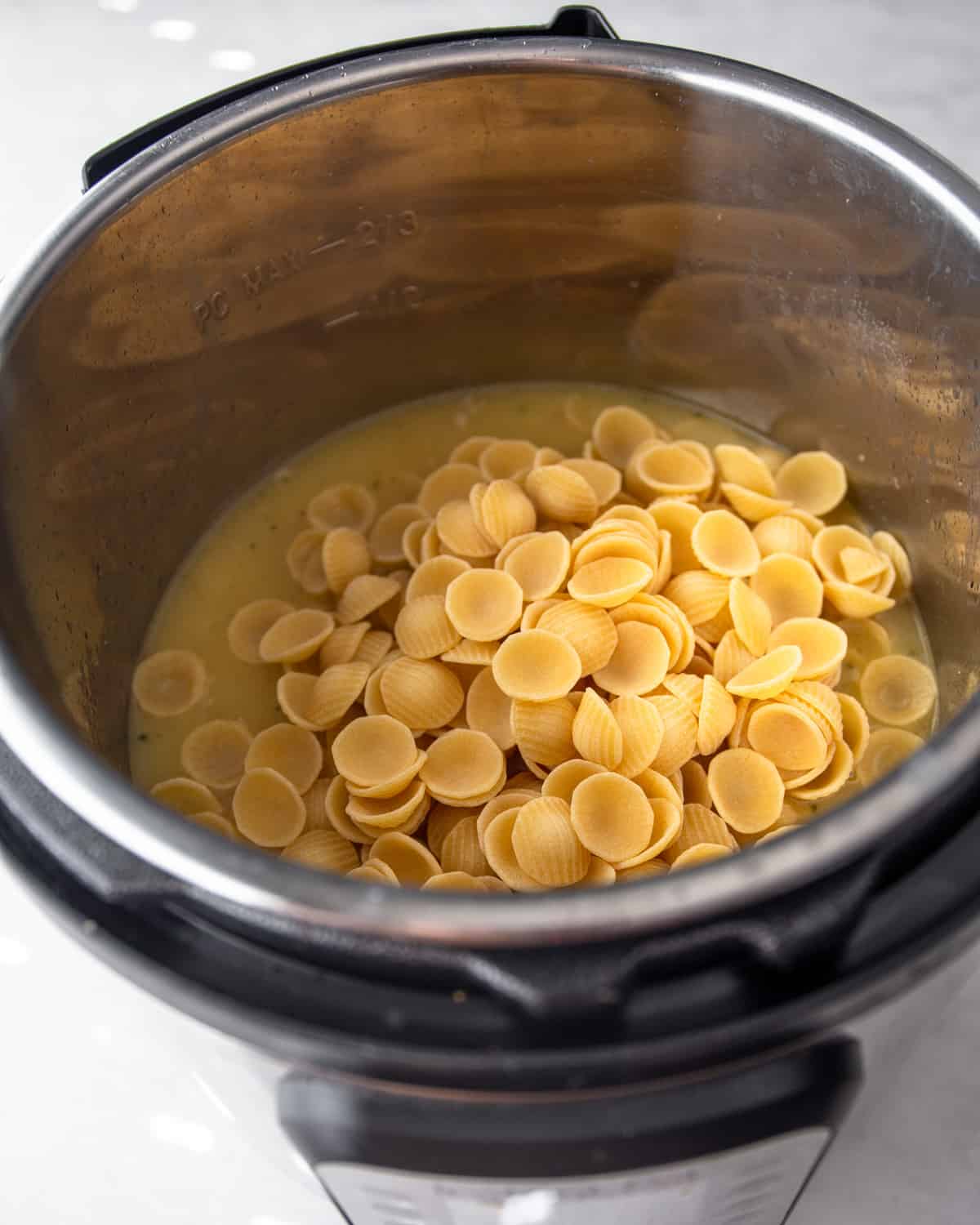cooking pasta in the instant pot