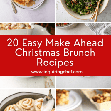 make ahead Christmas brunch recipes