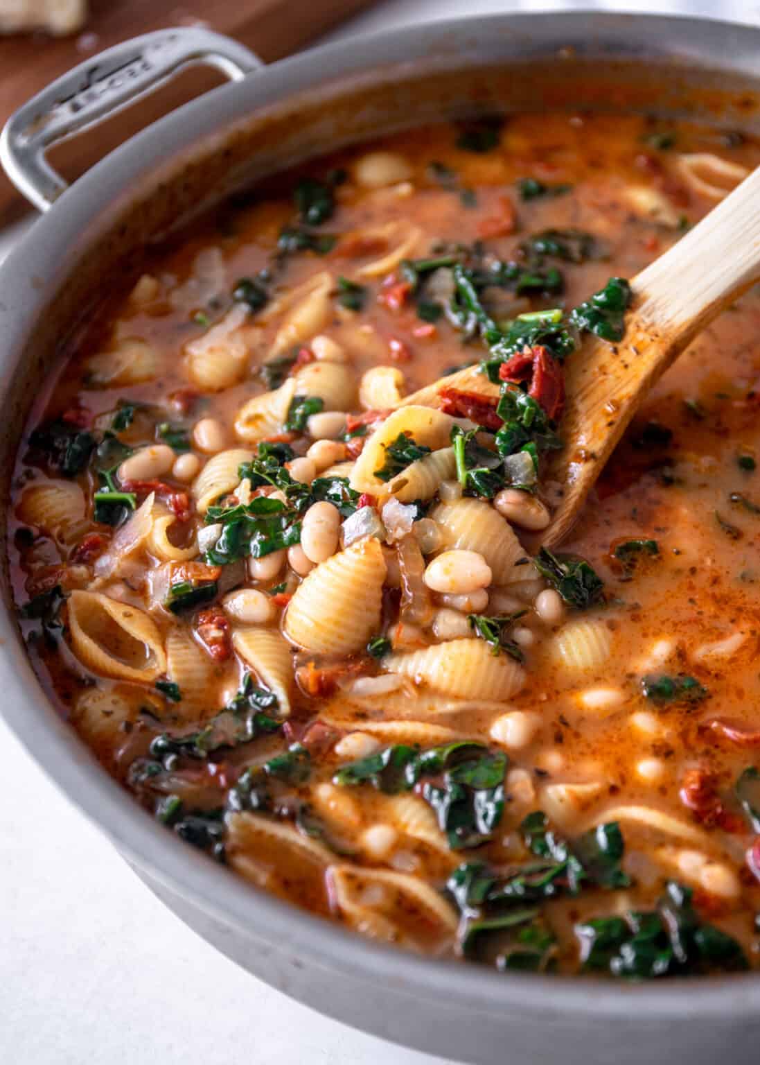 Tuscan Kale And White Bean Soup Recipe