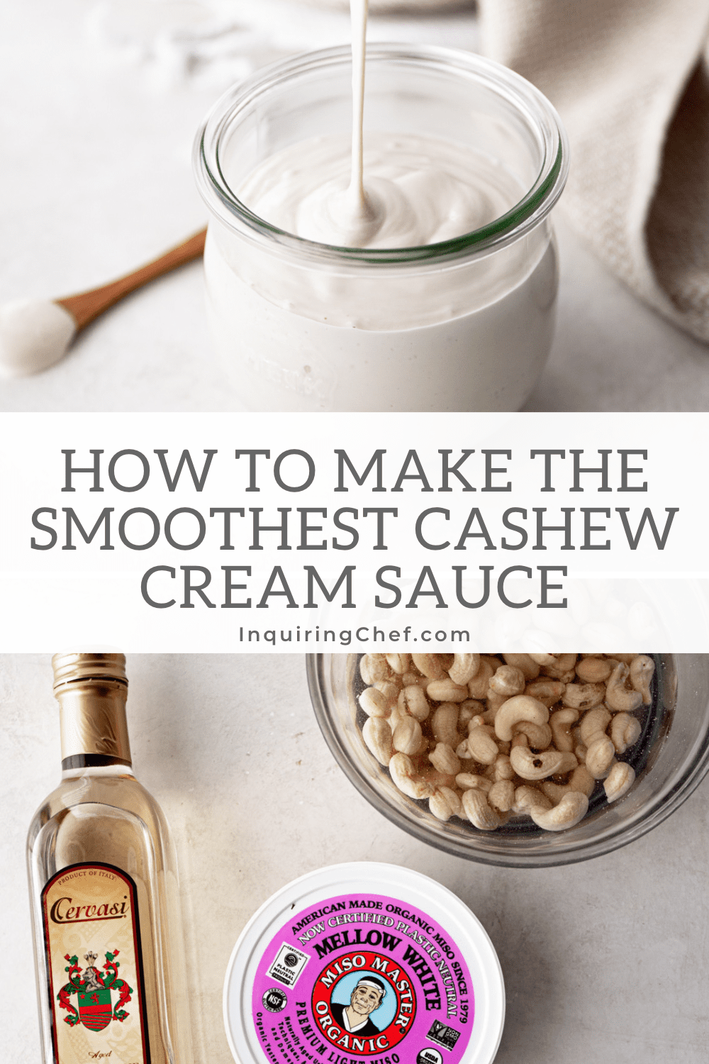 Cashew Cream Sauce Recipe