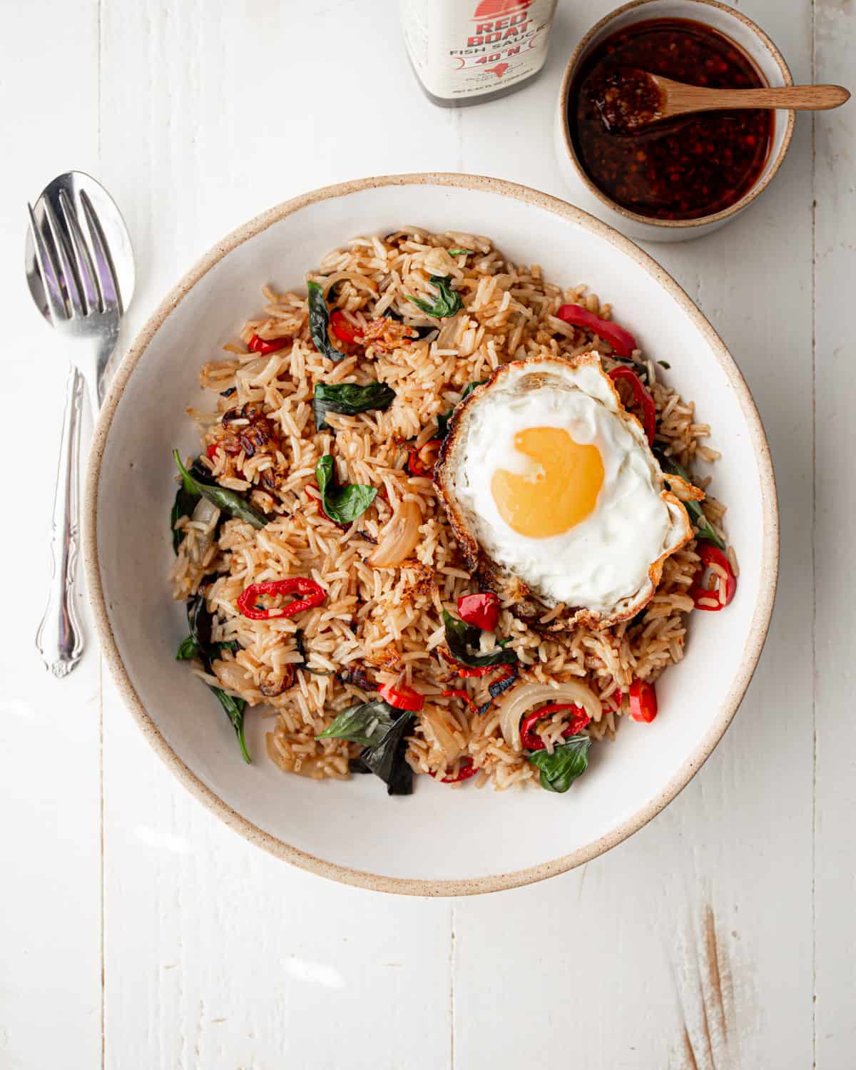 egg fried rice with chicken recipe