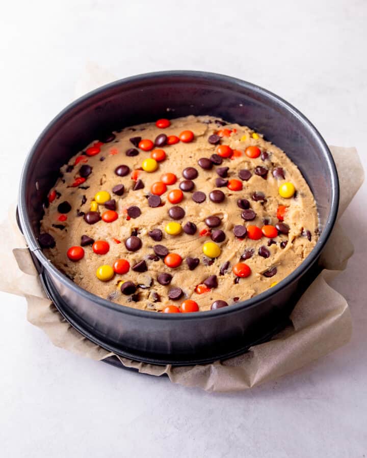 Peanut Butter Cookie Cake With Chocolate Chips 9549