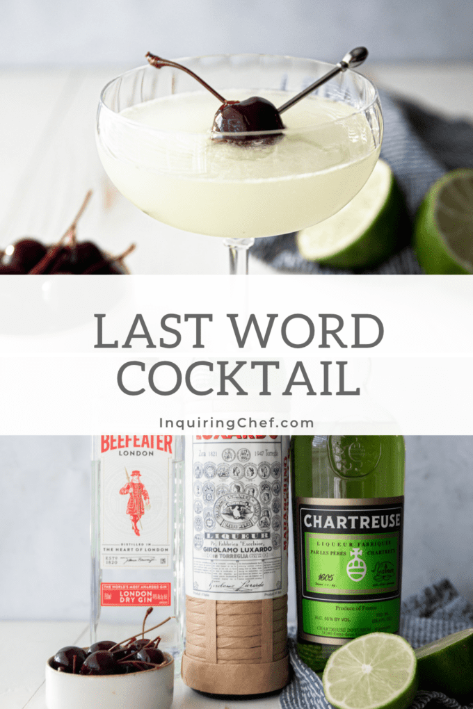last word cocktail