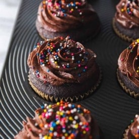 cupcakes in a muffin tin