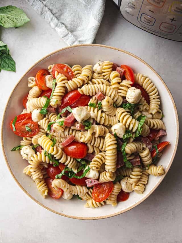 Instant Pot Pasta Salad Recipe Inquiring Chef