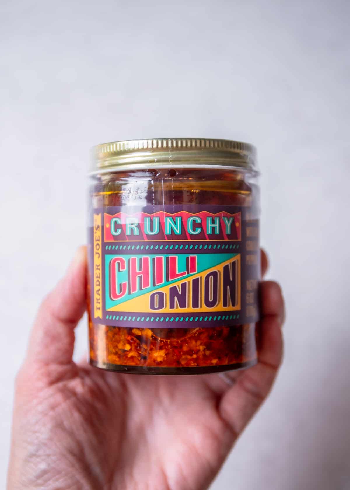 a jar of chili crisp