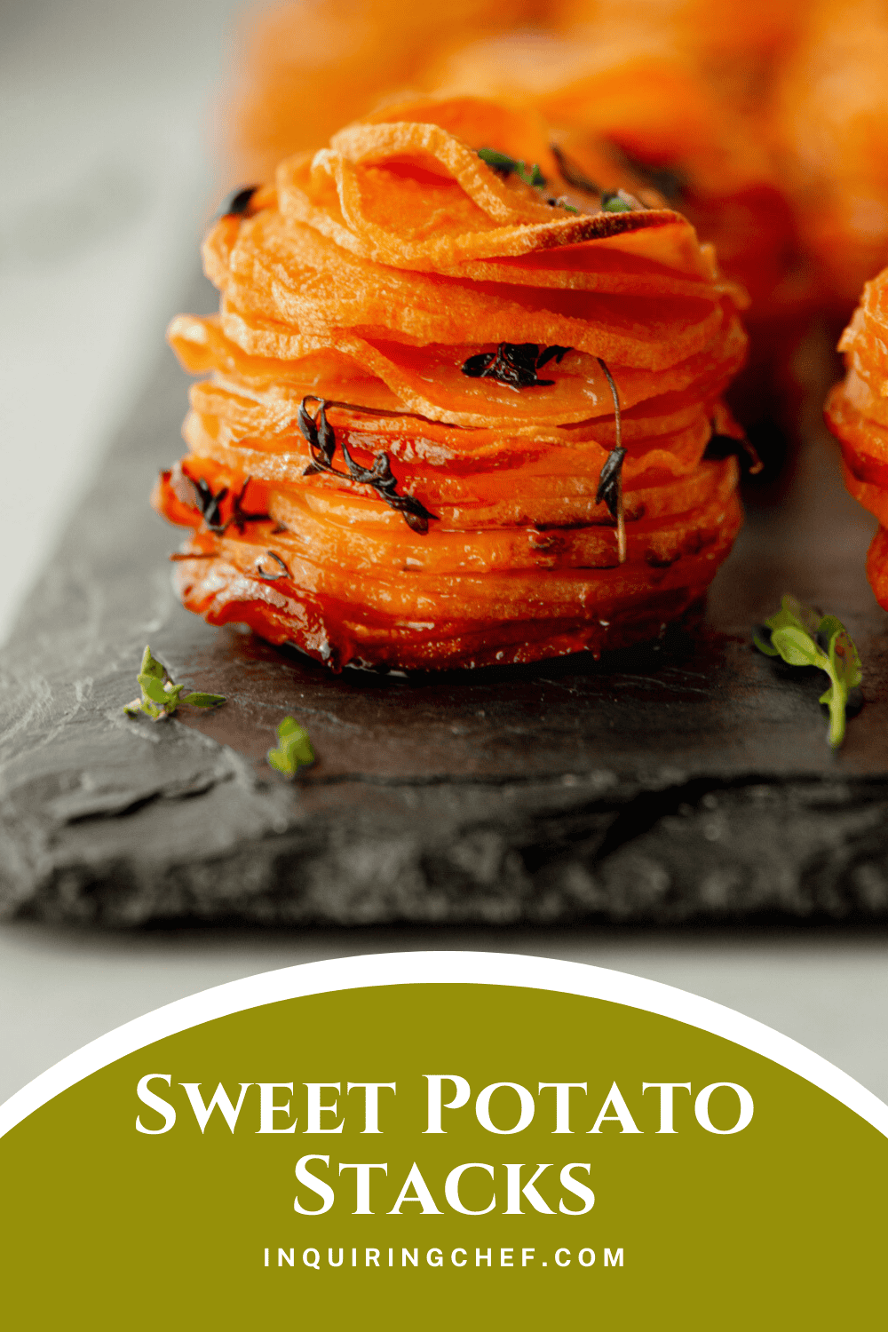 sweet potato stacks