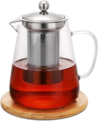 tea kettle with strainer