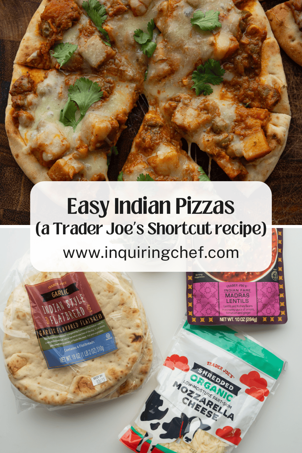 easy Indian pizzas