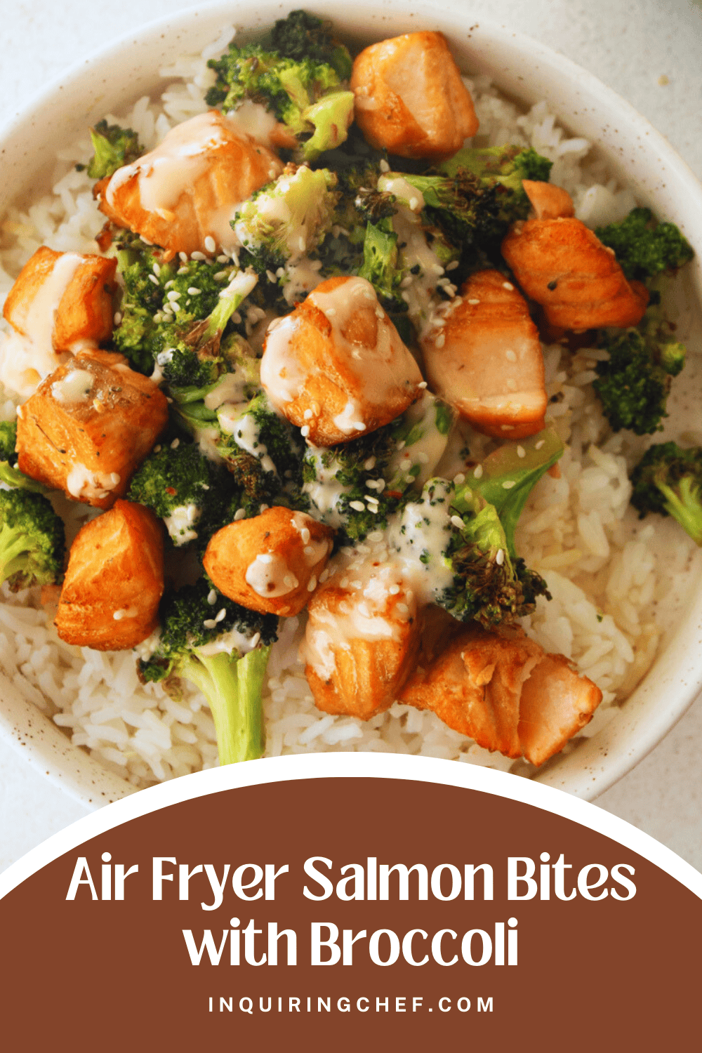 air fryer salmon and broccoli